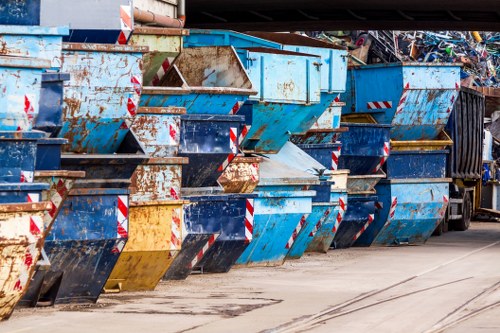 Grab Lorry Hire vehicle ready for transport in Waltham Forest